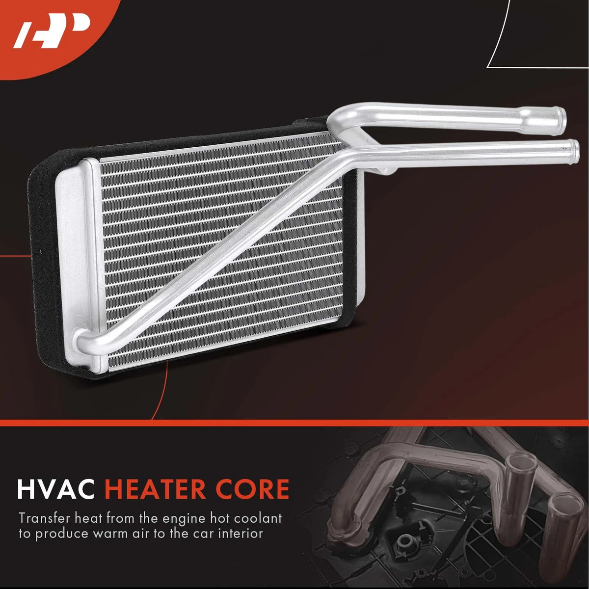 A-Premium HVAC Heater Core 98615 for Chevy C10 C20 K10 K20 Suburban (1967–1972)