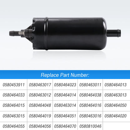 Inline High Pressure Fuel Pump for Universal Replacement (0580464070, E10009)