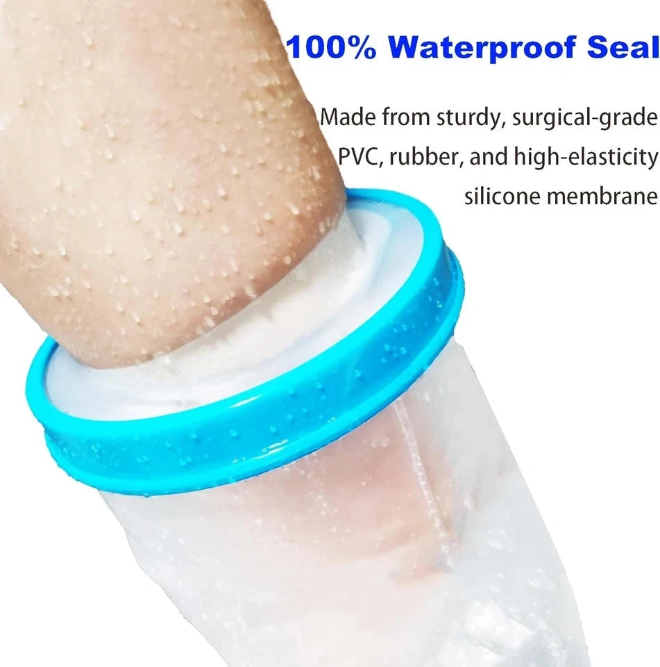 Waterproof Leg Cast Cover for Shower (Reusable Adult Short Leg Protector)