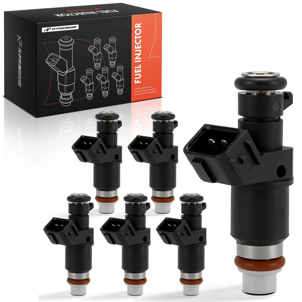 6X Fuel Injector for Honda Pilot (2012–2015) 16450RN0A01, FJ1204
