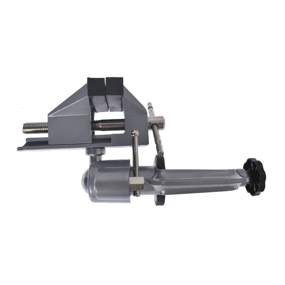 3" Universal Table Bench Vise with Swivel Base for Workbench