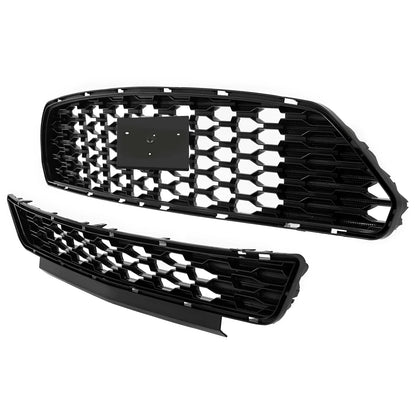 Front Bumper Grille for Ford Mustang (2015–2017) - Upper & Lower