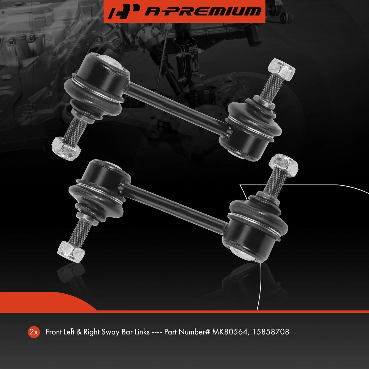 2X Front Sway Bar Link for Dodge Avenger (1995–2000) 15858708, 46G0363A