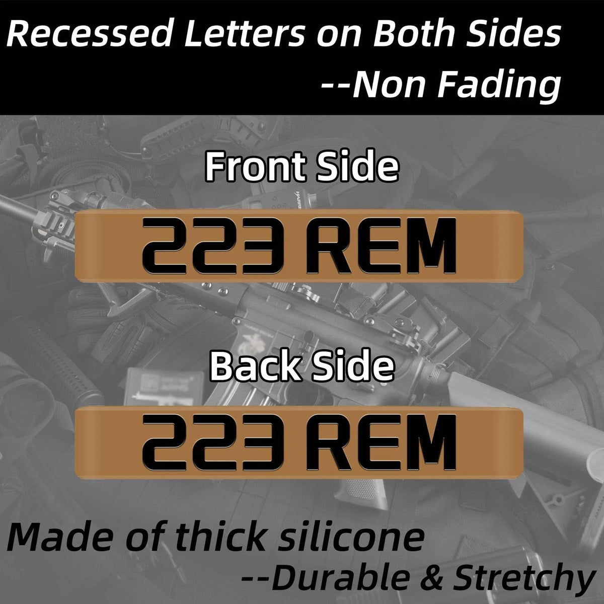 12 Pack Magazine Marking Bands for 223 REM