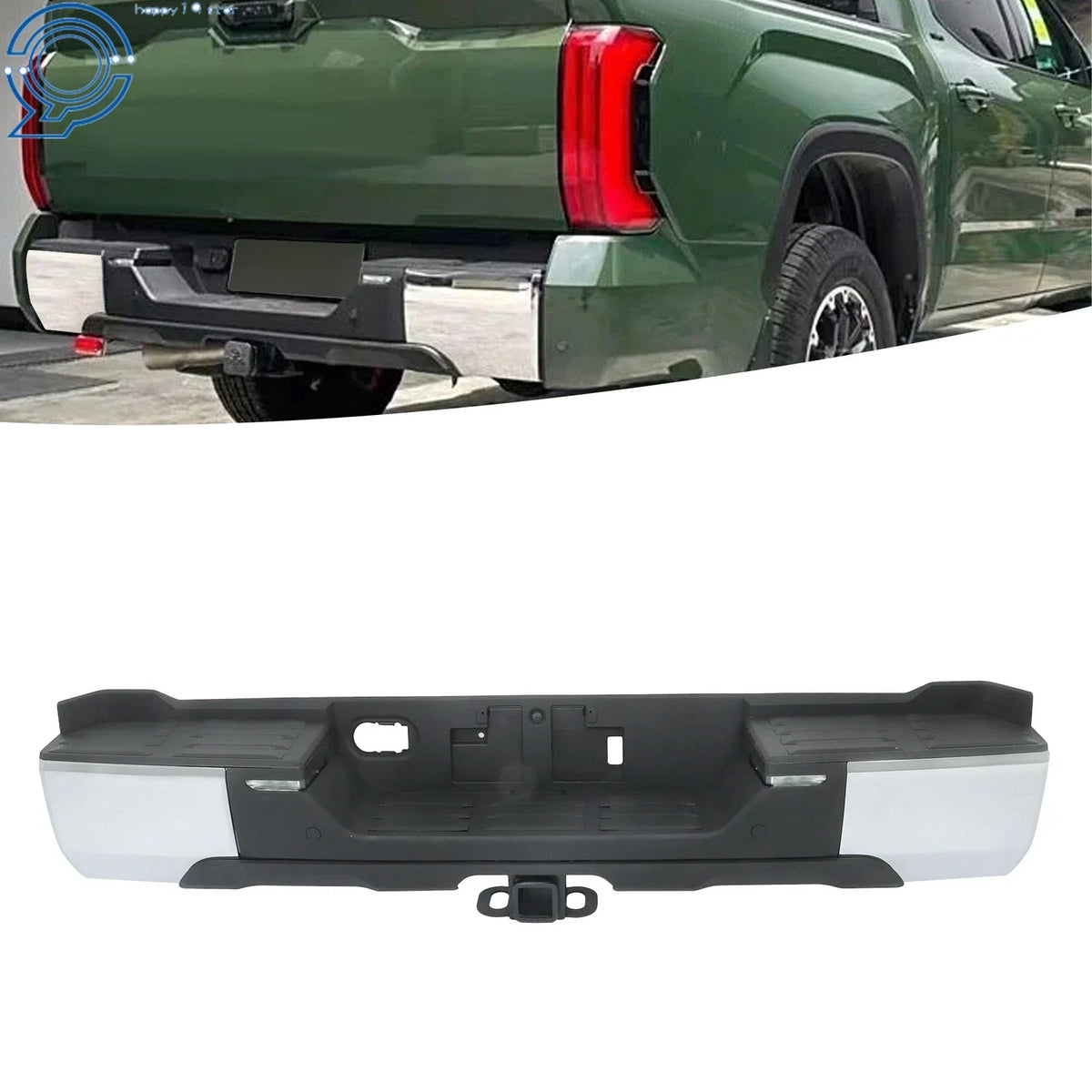Chrome Rear Bumper Assembly for Toyota Tundra (2022–2024)