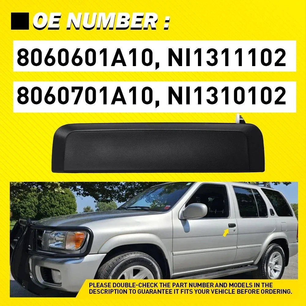 Front Outside Exterior Door Handle Set LH RH for Nissan D21 Sentra (1986–1997)