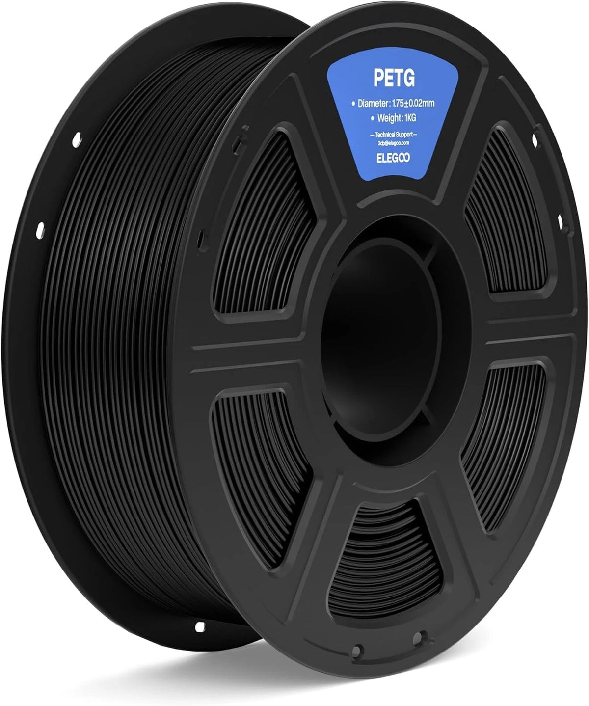PETG Filament 1.75mm Black 1KG for 3D Printers