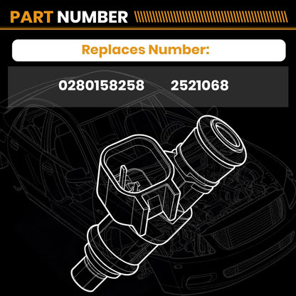 4 Holes Fuel Injectors for Polaris (Compatible with 2521068)