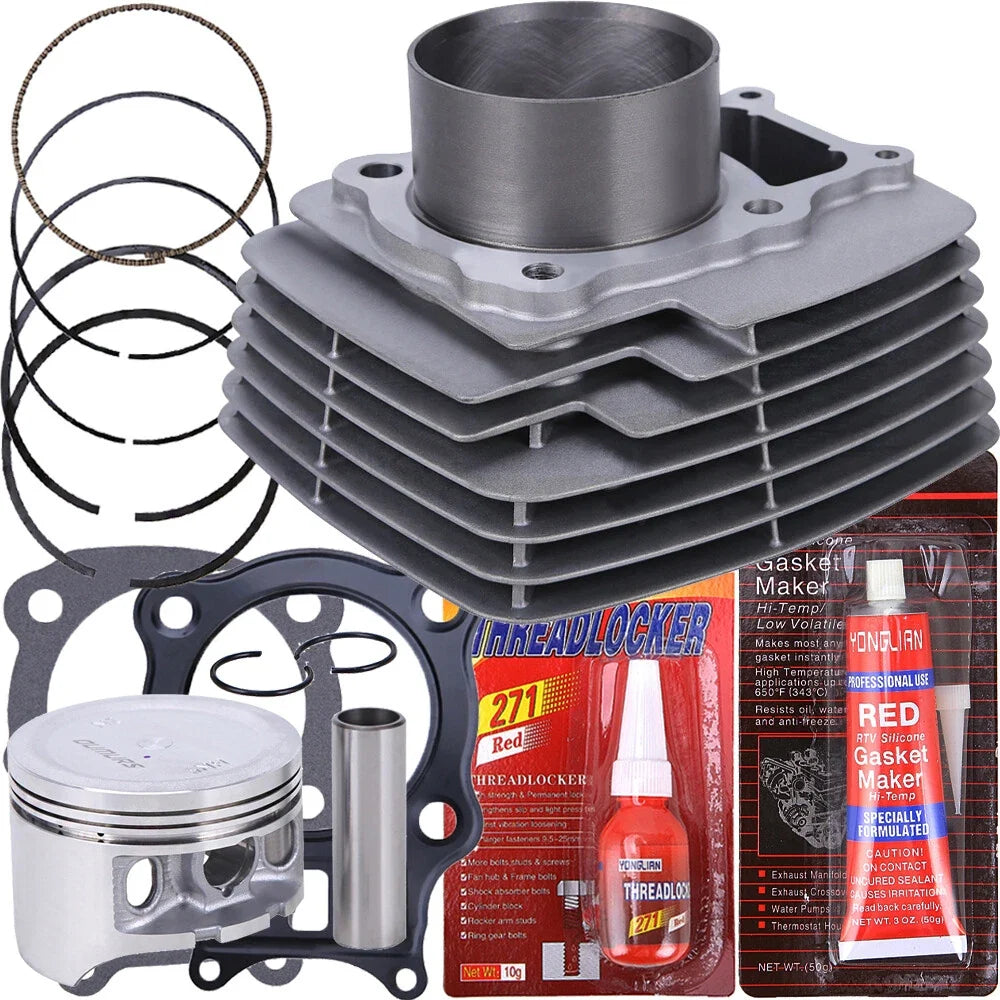 Top End Kit Cylinder Piston Gasket for Honda Rancher 350 TRX350FM (2000–2006)