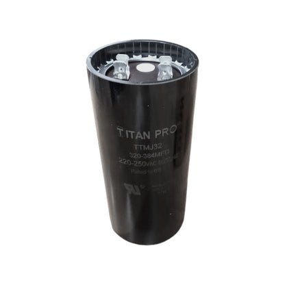 Motor Start Capacitor for Titan Pro TTMJ320 (320-384 MFD UF / 220-250 VAC)