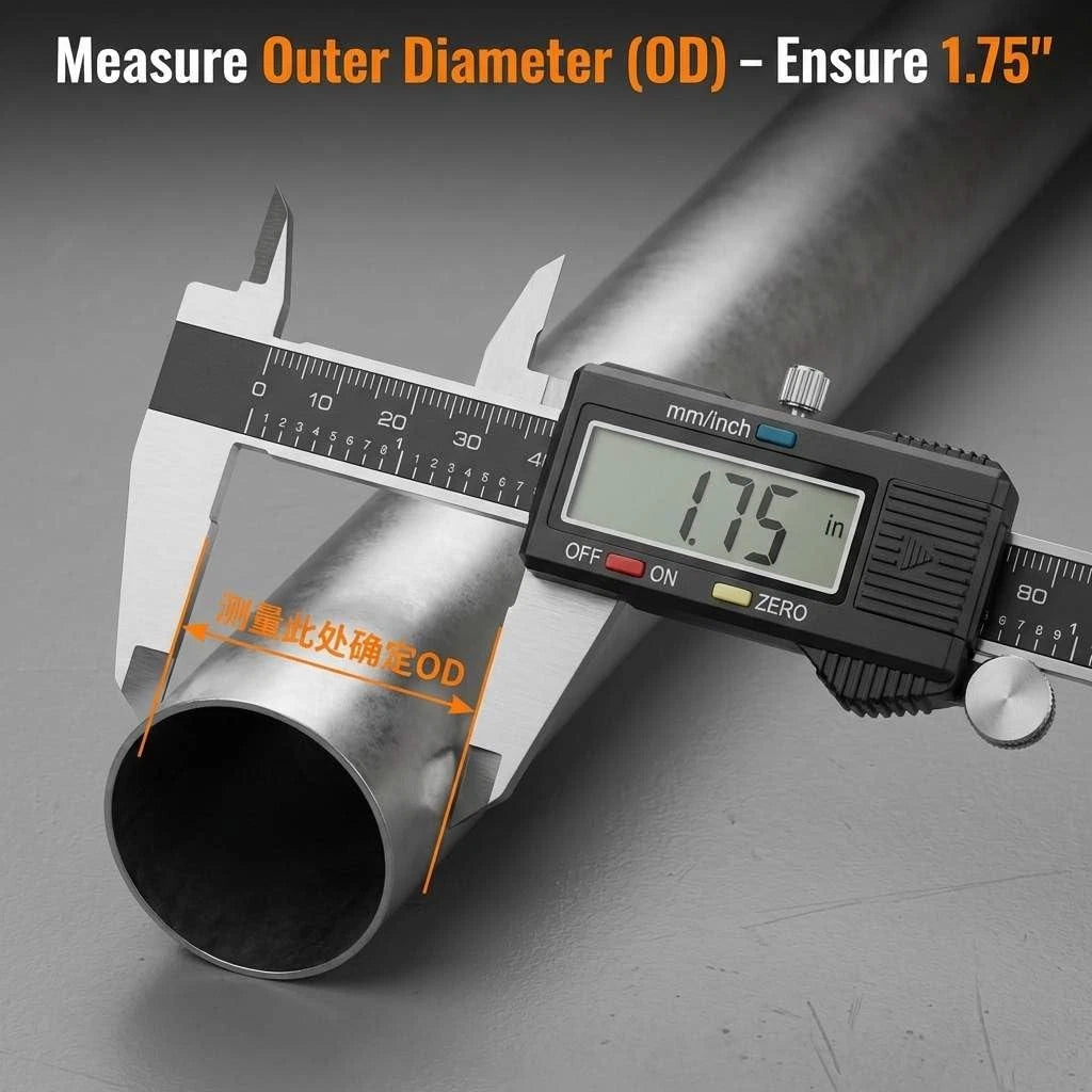 2X U-Bolt Exhaust Clamp 1.75" OD for Universal Applications