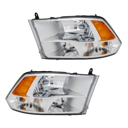 Set of 2 Headlights for Dodge Ram 1500 (2009–2010) PLX-M0-A34-1126L-AC-CL360A50, CH2502281