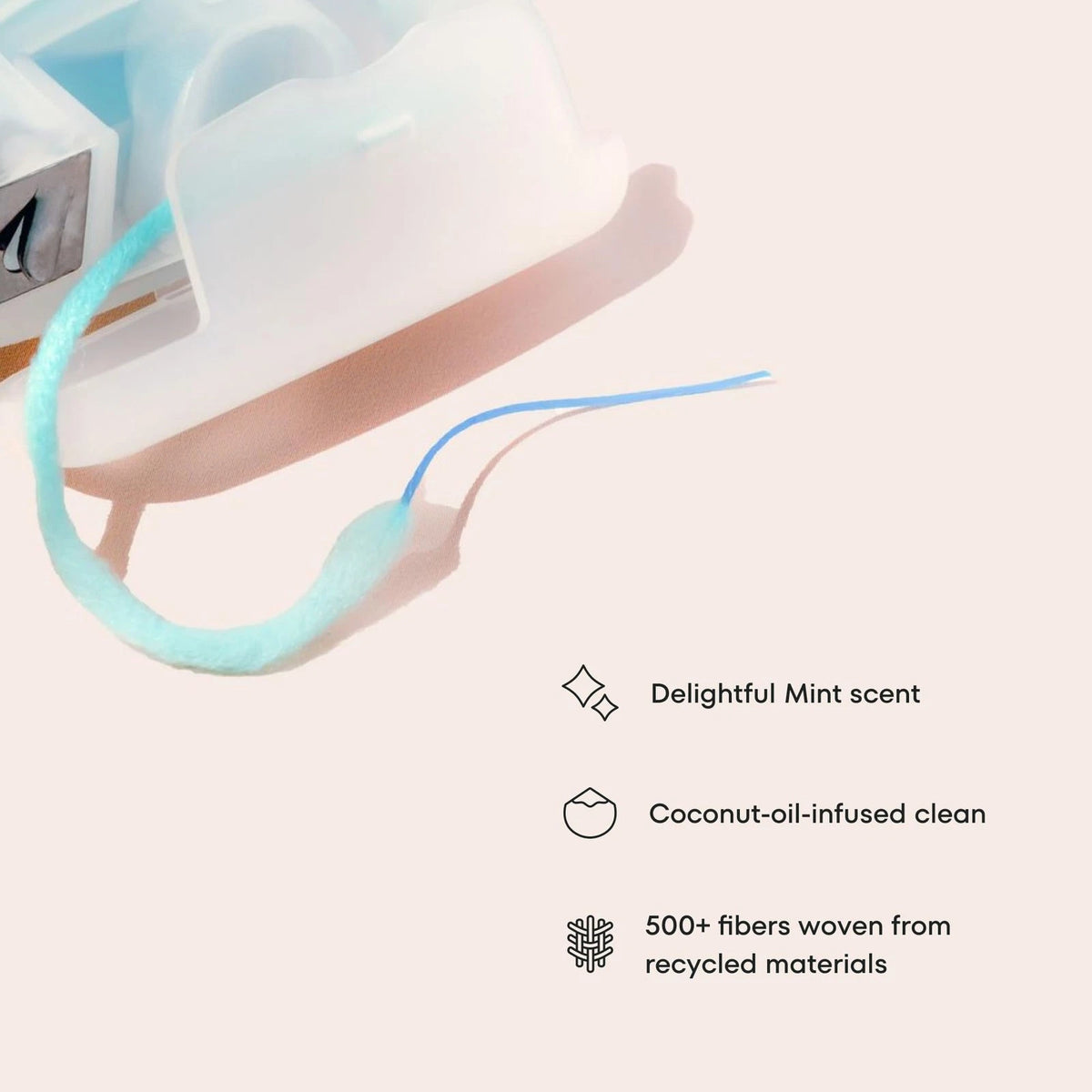 Cocofloss Cocoplush Threaders for Dental Care (30 Foot Pack)