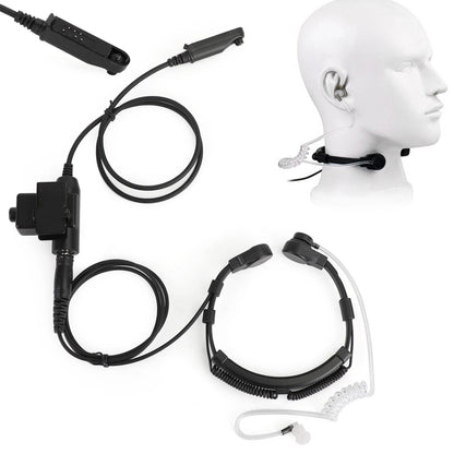 Waterproof Tactical Throat Mic Headset for BaoFeng BF-UV9Rplus BF-UV9R (E002-B881)