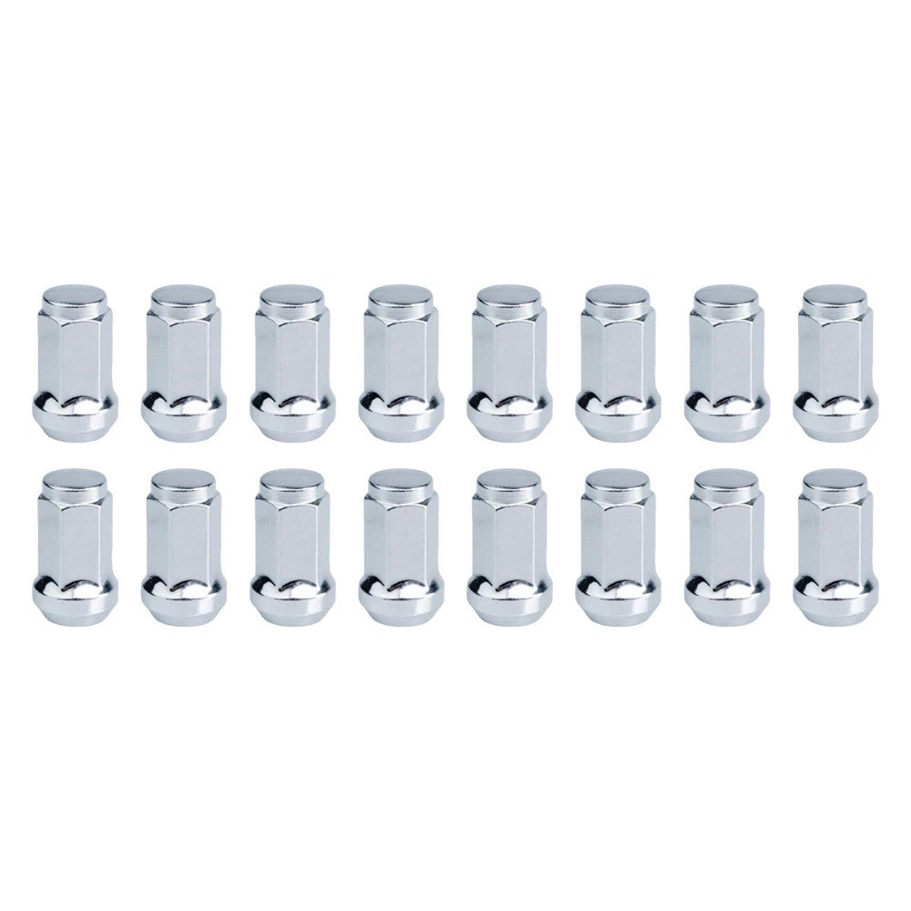 Set of 16 Tusk Tapered Lug Nuts 10mm x 1.25mm Chrome for Ky (Tusk-89005)