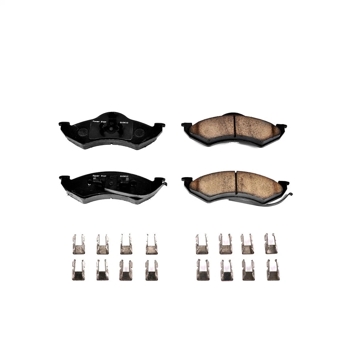 2X Powerstop Brake Pad Sets 17-746 for Dodge Dakota Durango (1998–1999)