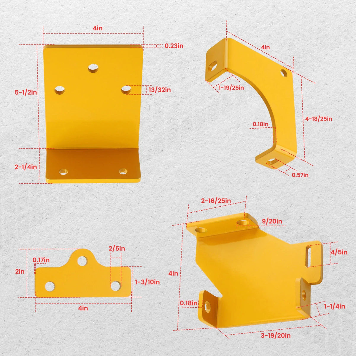 Transmission Hydro Bracket Kit for Hustler Raptor SD/SDX (2015–2023) 125255