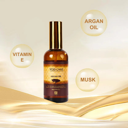 Moroccan Argan Oil for Frizzy, Dry & Damaged Hair (3.4 Fl Oz)