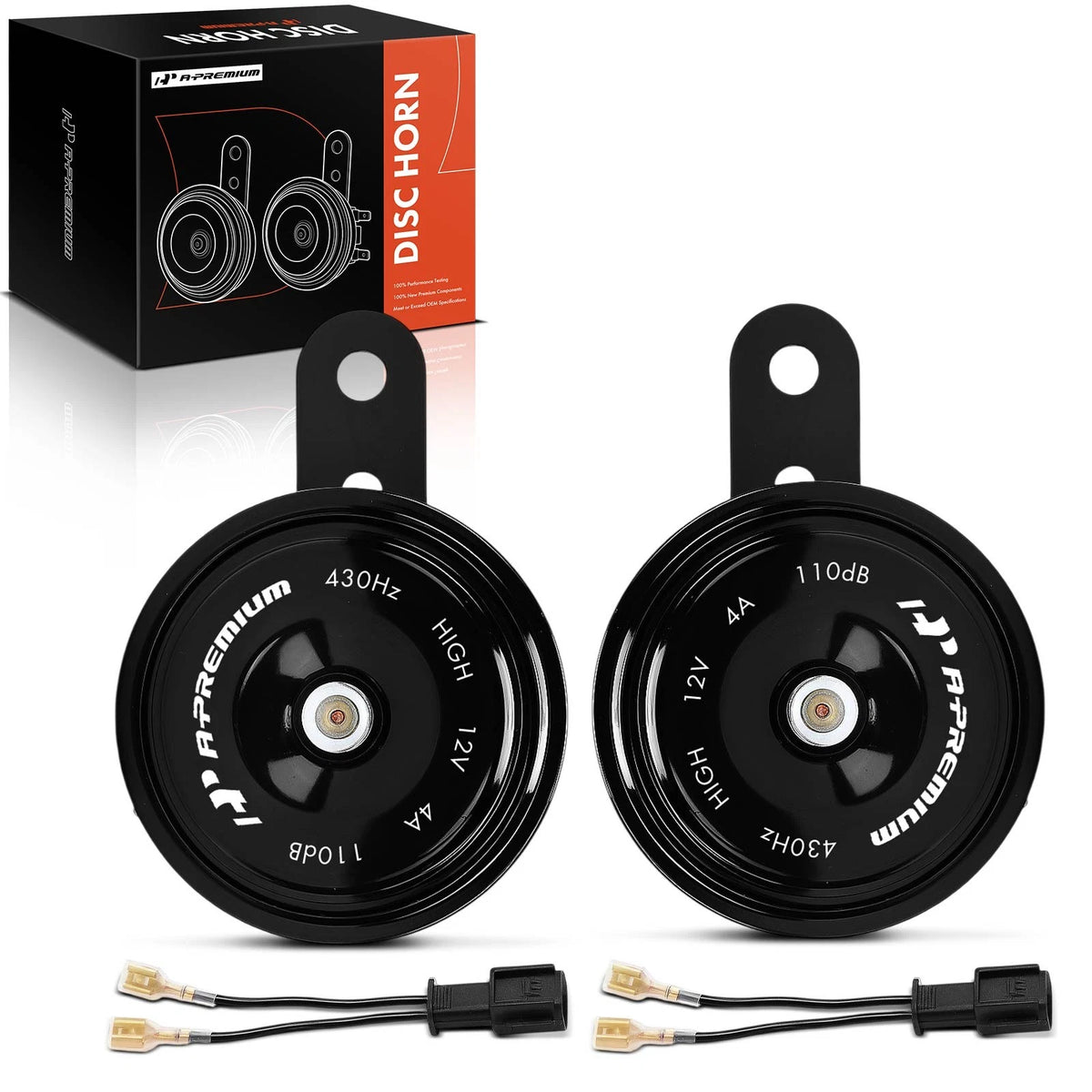 2X Metal Disc Horn for Honda Civic (2012–2023) 12V 110dB