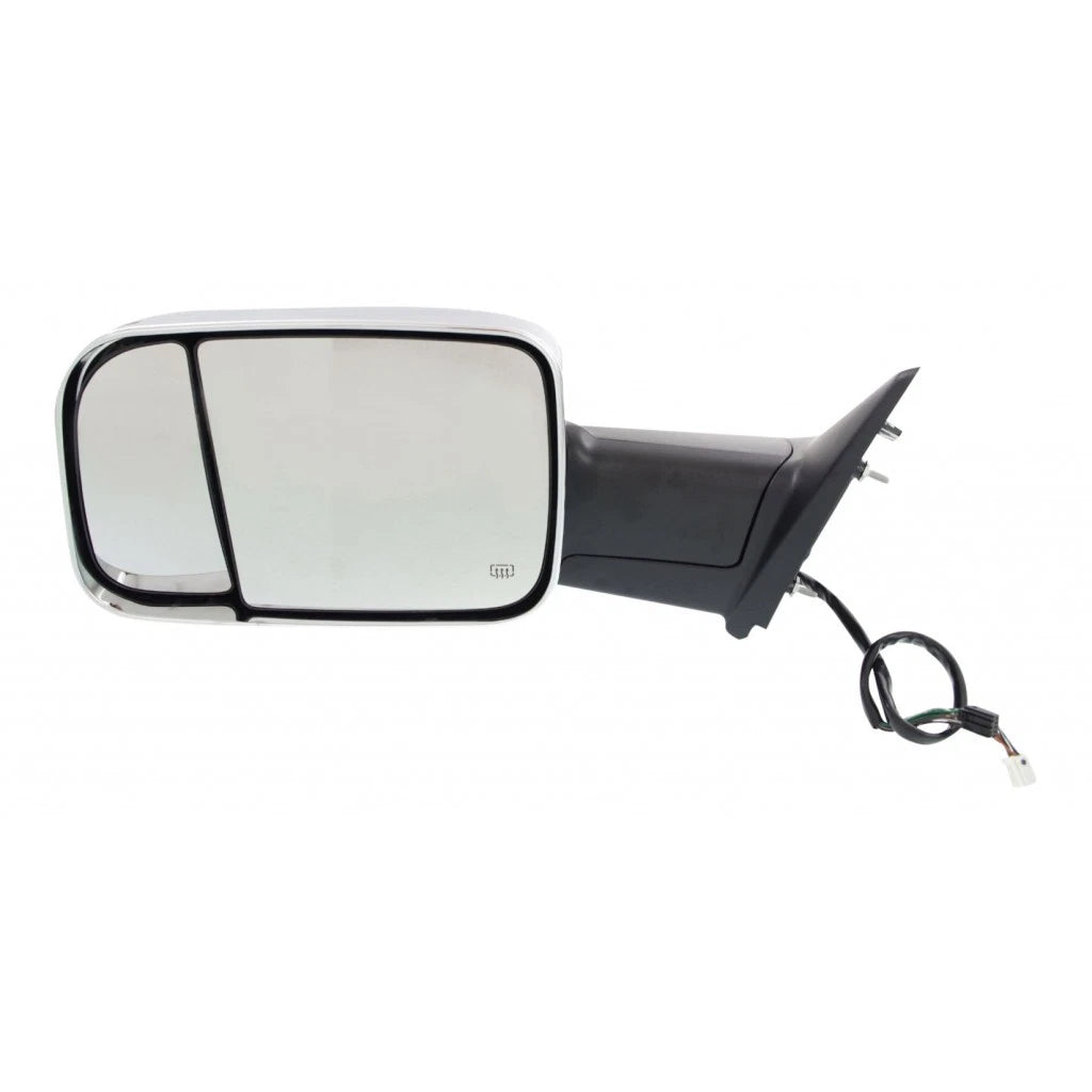 Towing Mirror for Ram 1500 (2013–2016) | Power | Heated | Chrome | LLX-CH1320351-CL360A70, CH1320351