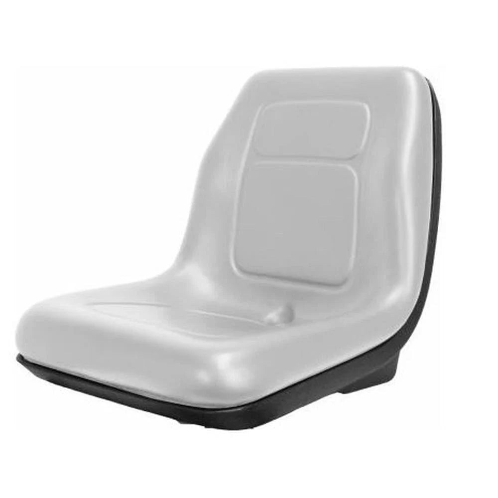 Gray Vinyl High Back Seat for Hustler Zero-Turns (Fits 539437)