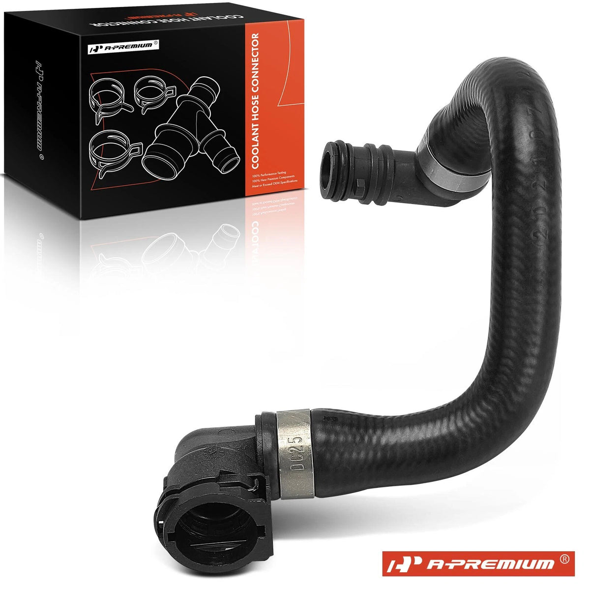Lower Radiator Hose for BMW 540i 740i 740iL 750iL (2000–2003) 11531711385, V200883