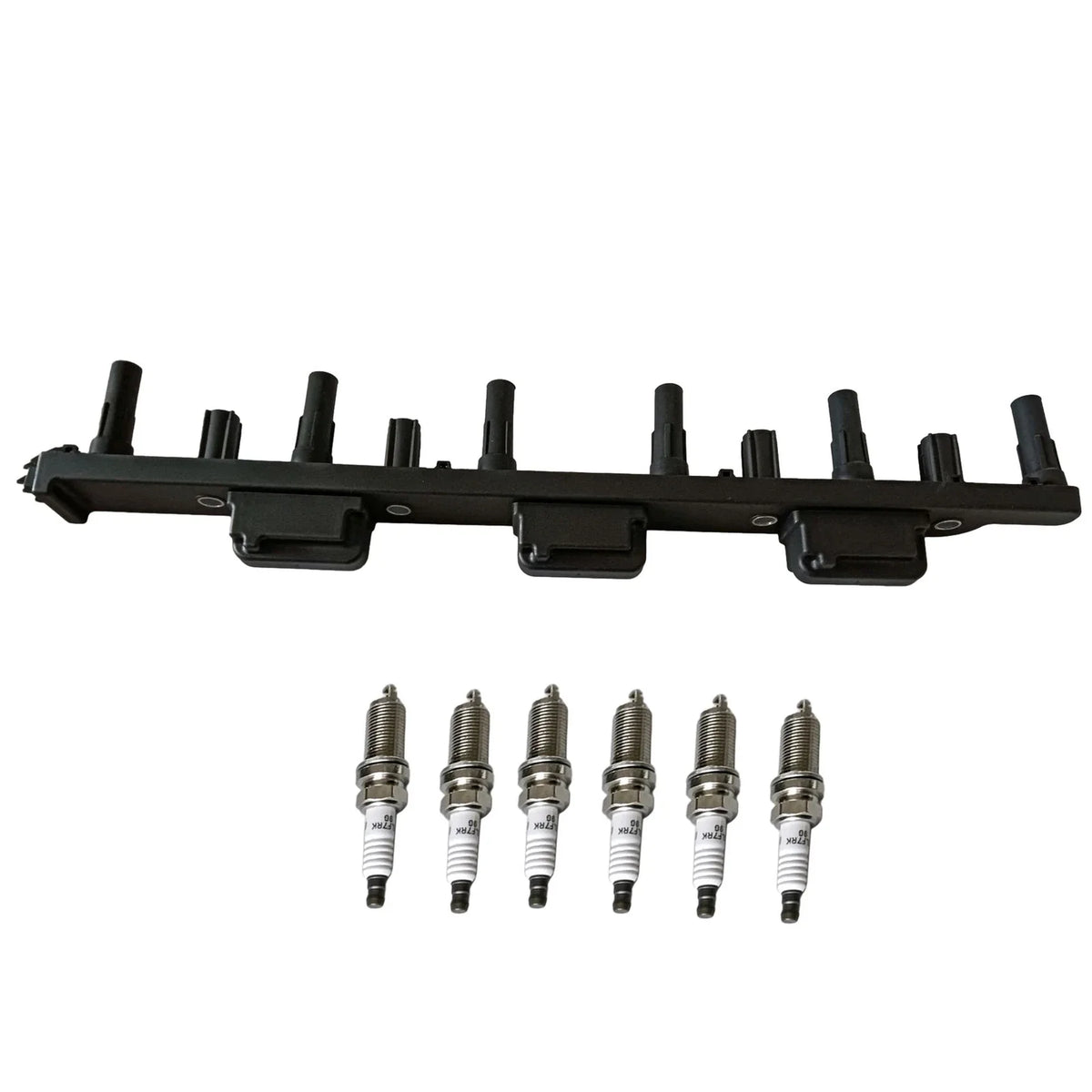 Ignition Coil & 6X Spark Plugs for Jeep Grand Cherokee Wrangler (1997–2006)