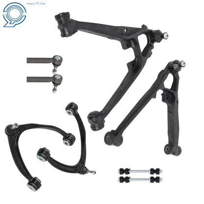 Set of 8 Front Upper and Lower Control Arms Kit for GMC Yukon Cadillac Escalade (2007–2014)
