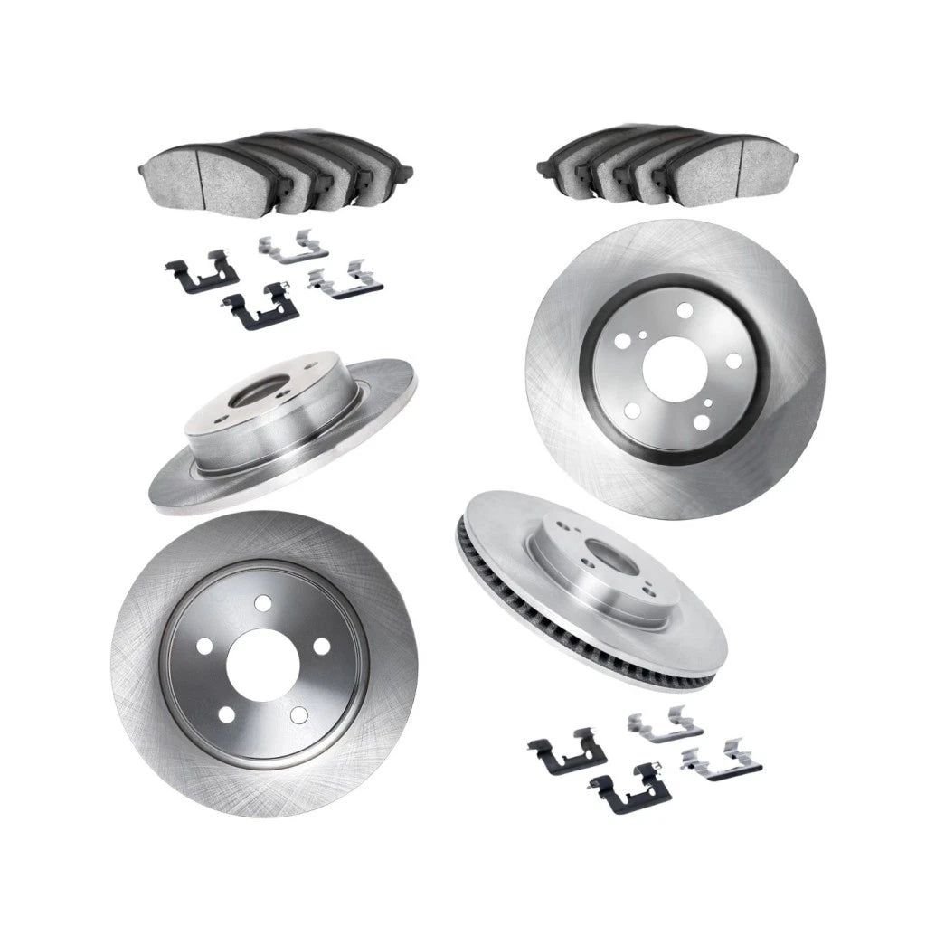 Set of 4 Brake Rotors for Volvo V50 (2005–2011) ALX-PAU-DF-6514-54035-CLA3