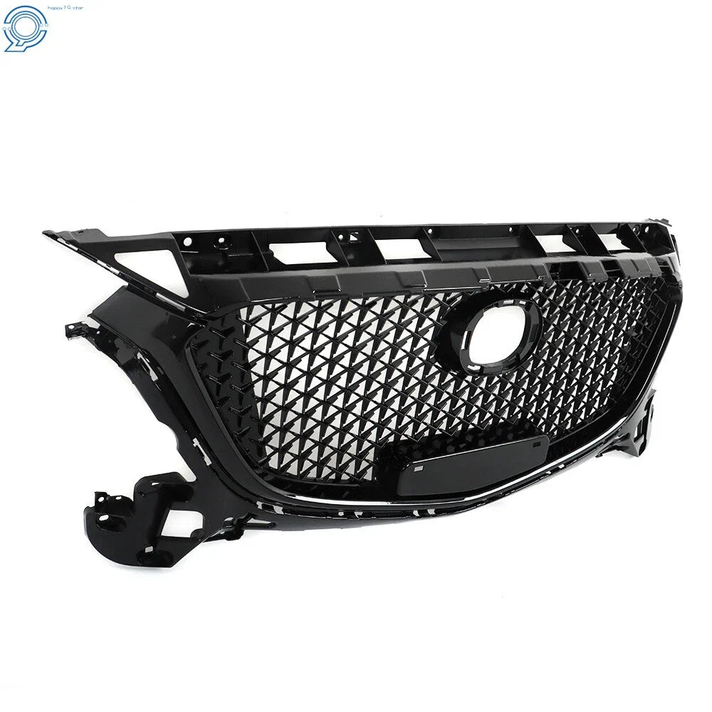 Honeycomb Grille for Mazda 3 Axela (2017–2018) Black Front Bumper