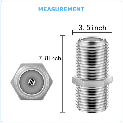 50Pcs F Type Coaxial Cable Coupler Female Jack Adapter Connector