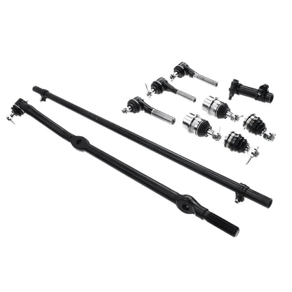 10x Front Ball Joints & Tie Rod Ends for Jeep Wrangler TJ (1997–2006)
