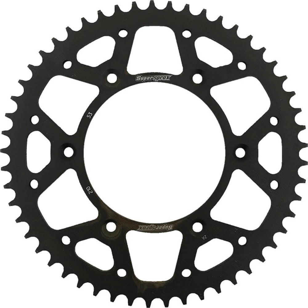 53T Rear Steel Sprocket for Supersprox RFE-210-53-BLK