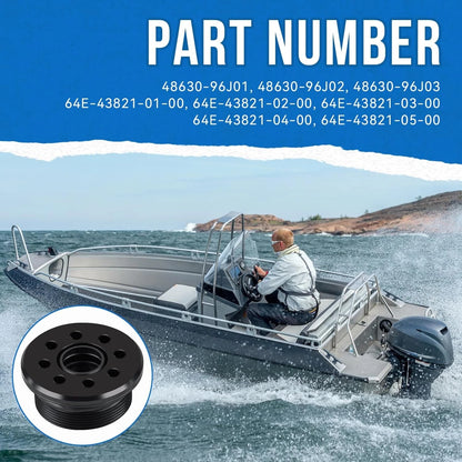 1x Screw Trim Cylinder Cap for Yamaha Outboard 115-225HP (1993–Present) 64E-43821-05, 48630-96J01
