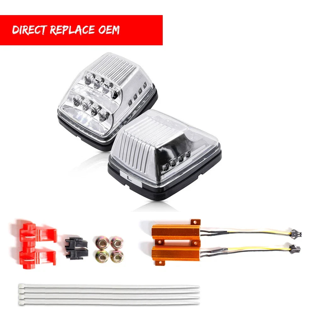 Clear LED Turn Signal Parking Lights for Mercedes W463 G55 G550 G500 G63 (1990–2018)