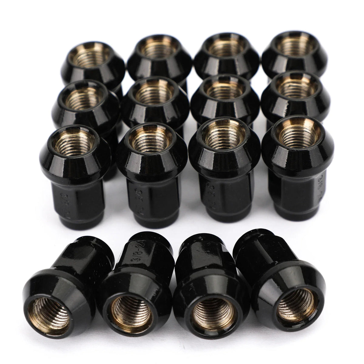 16pcs 3/8"-24 Tapered Lug Nuts for Polaris Ranger RZR 570 800 XP900