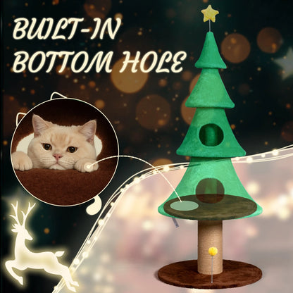 59" Large Tall Cat Tower for Indoor Use with Condos and Scratching Post
