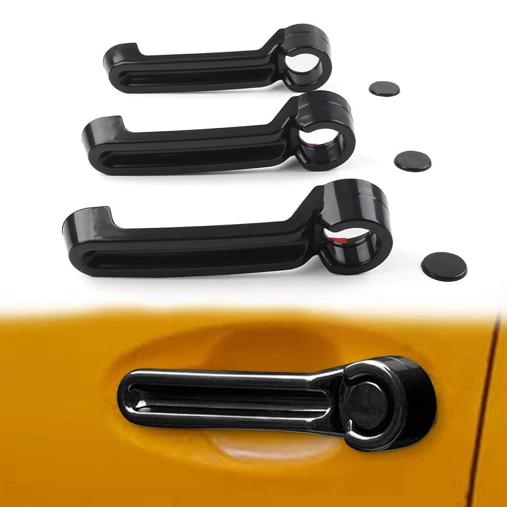 6 Pcs Exterior Door Handle Tailgate Cover Trim for Jeep Wrangler JK (2007–2017)