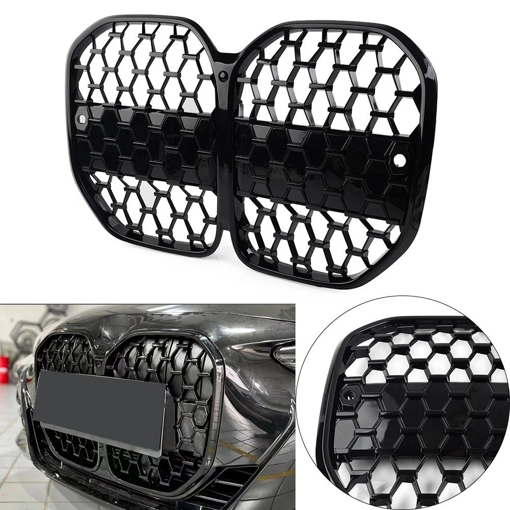Meteor Style Front Bumper Kidney Grill for BMW 4 Series G22 G23 (2021–2023)