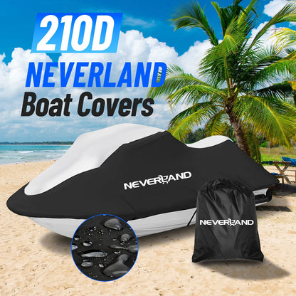 Trailerable Jet Ski Cover for Up to 120" Trailer (Waterproof, Heavy Duty)