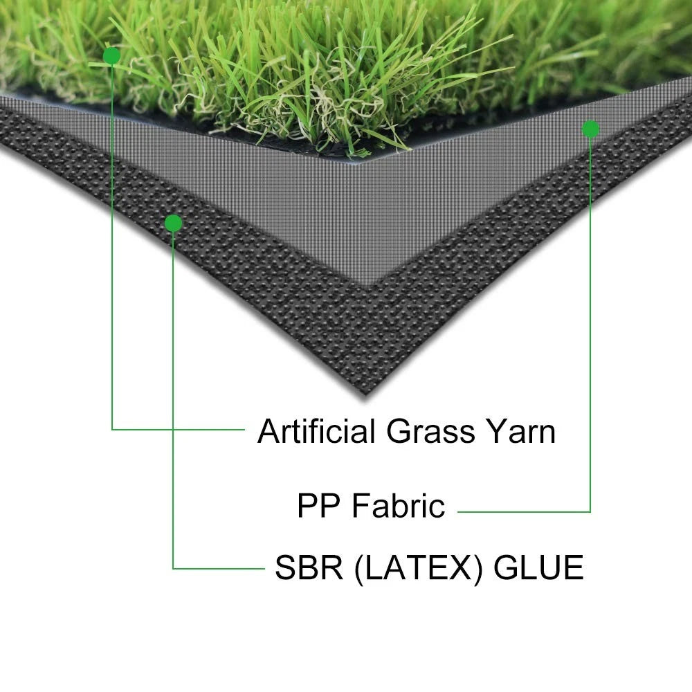 Artificial Grass Turf 4FT x 7FT 1.38inch Synthetic Lawn for Outdoor Indoor