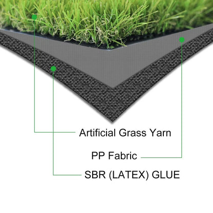 Artificial Grass Turf 4FT x 7FT 1.38inch Synthetic Lawn for Outdoor Indoor