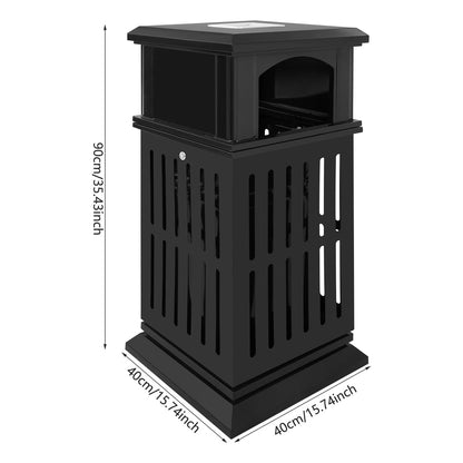 Heavy Duty Outdoor Trash Can for Commercial Use
