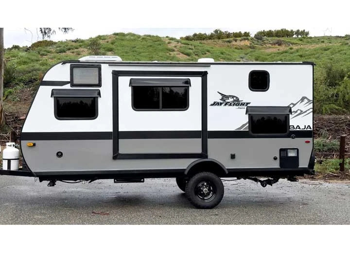 1 Piece RV Window Rain Blade for GT Styling RV1024 (Fits 24" Wide Window) Smoke