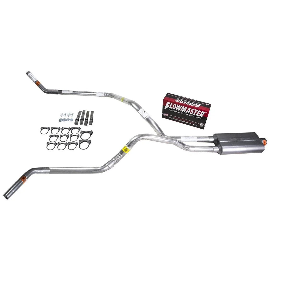 Dual Exhaust 2.5" Pipe for Ram 1500 2500 3500 (2004–2006) Flowmaster 50