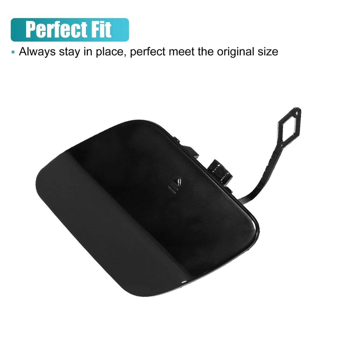 Rear Bumper Tow Hook Cap for Mercedes Benz C-Class W205 (2015–2021) No.A2058850224 Black