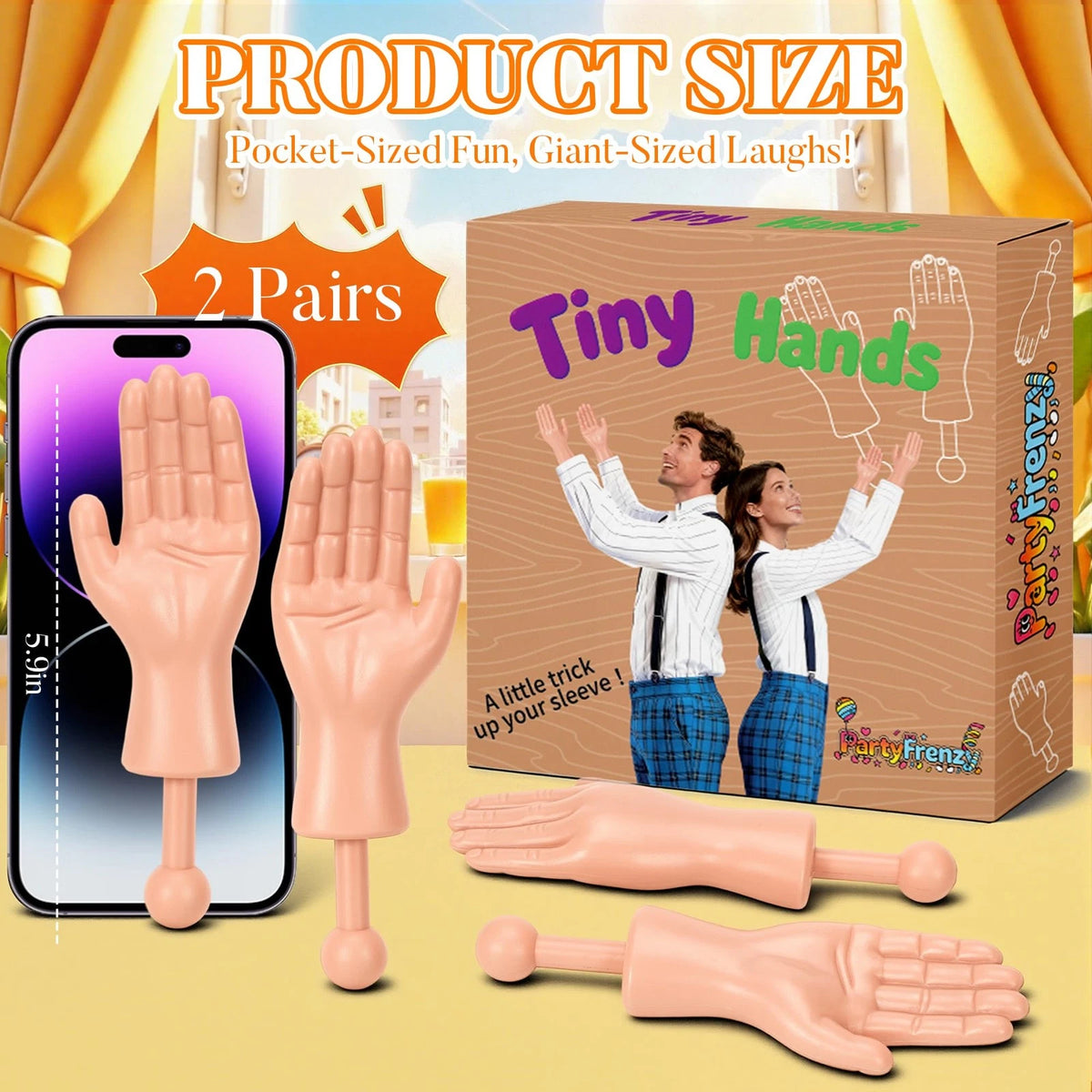 2X Tiny Hands for Miniature Models (Light Color)