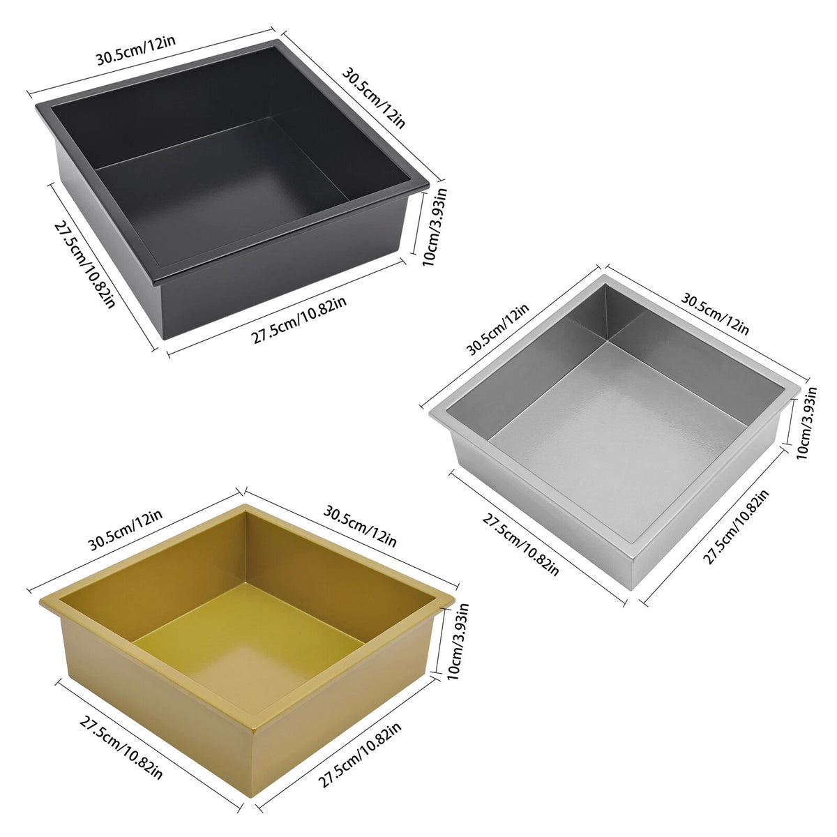 Stainless Steel Recessed Shower Niche for Bathroom Storage (Over Mount)