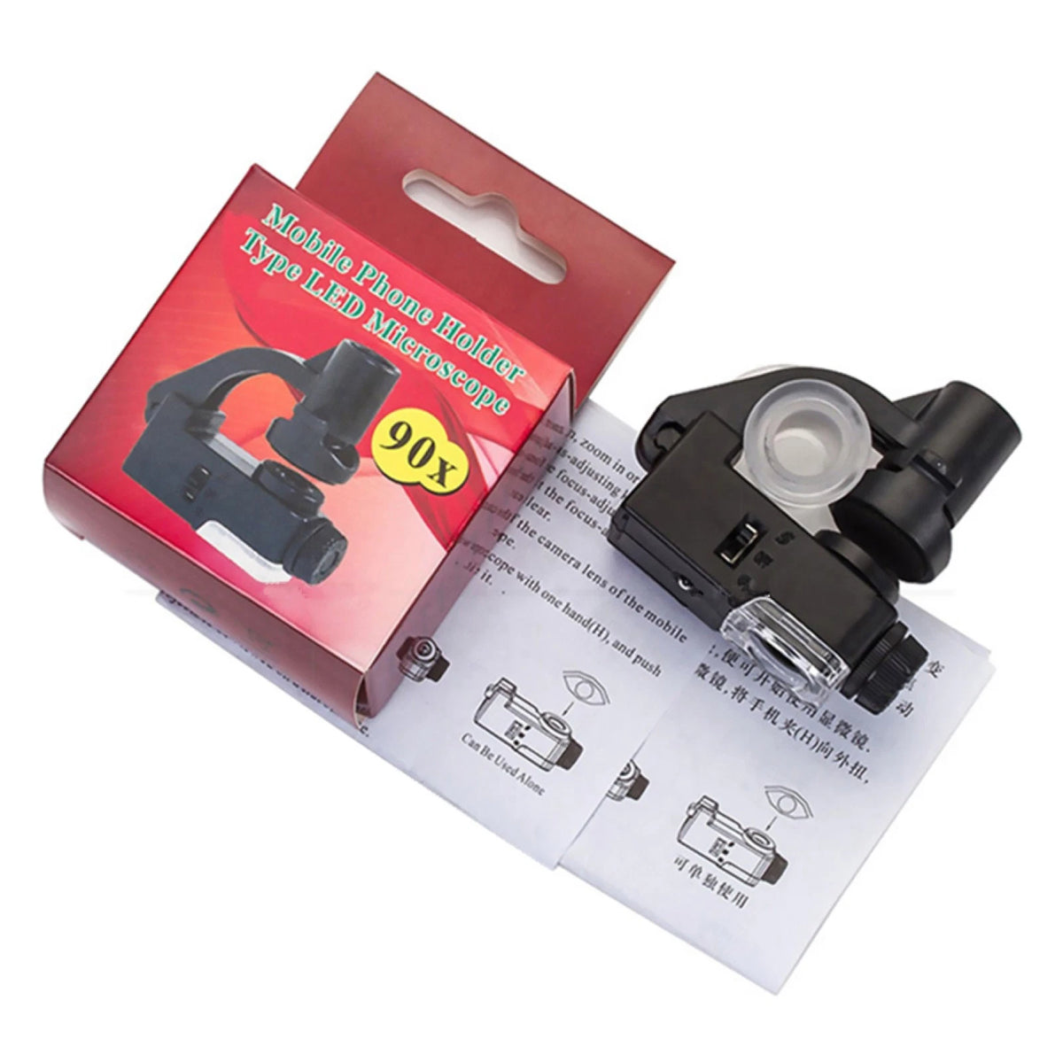 90X Zoom LED Magnifier for Mobile Phones