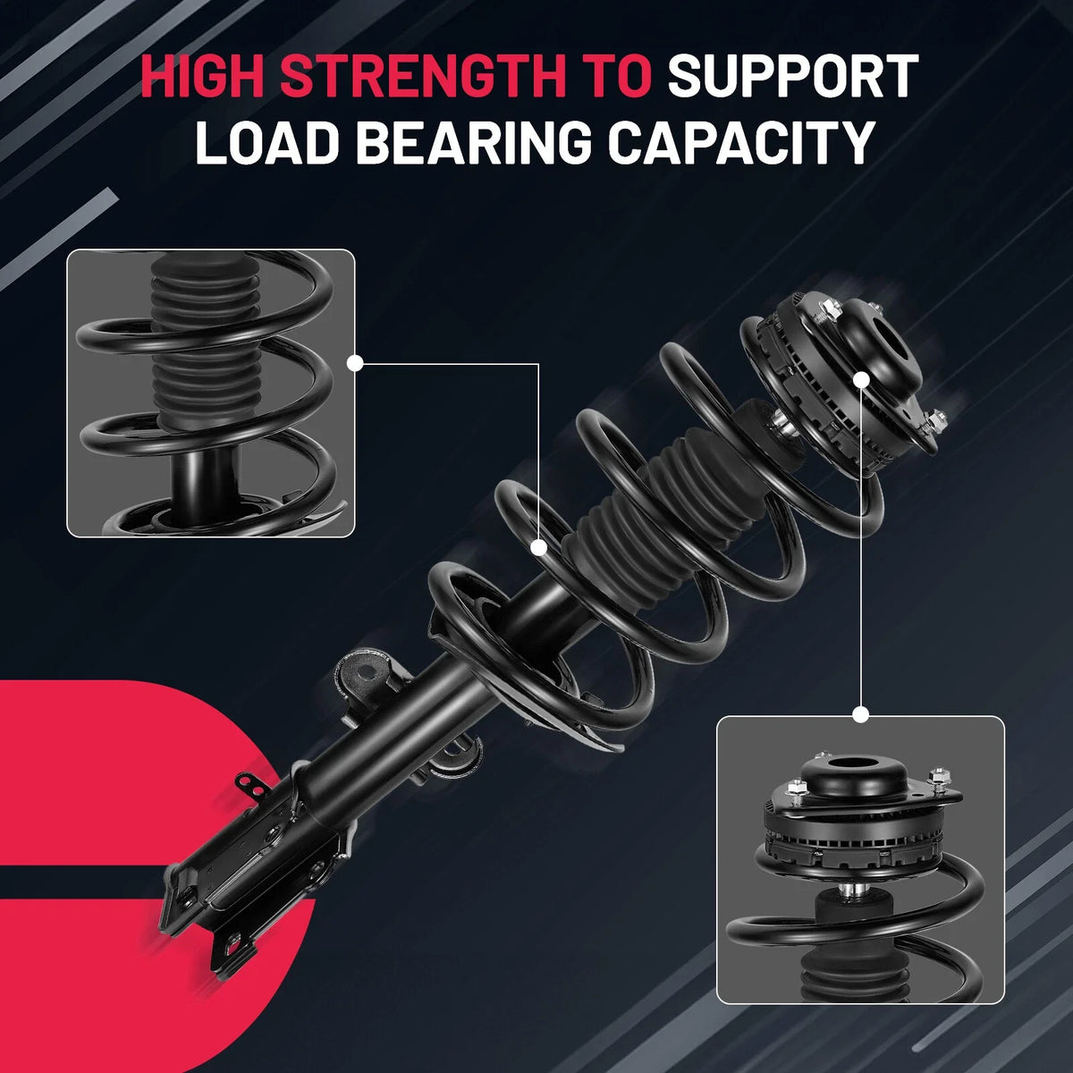Front Struts and Sway Bars for Dodge Grand Caravan and Town & Country (2008–2020)